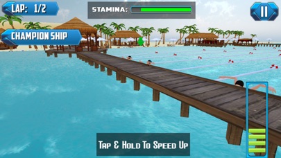 Beach Swimming Race screenshot 3