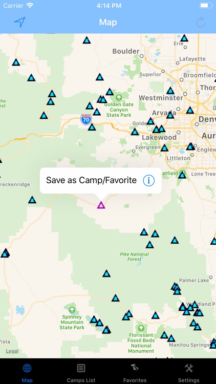 Colorado – Camping & RV spots screenshot-3
