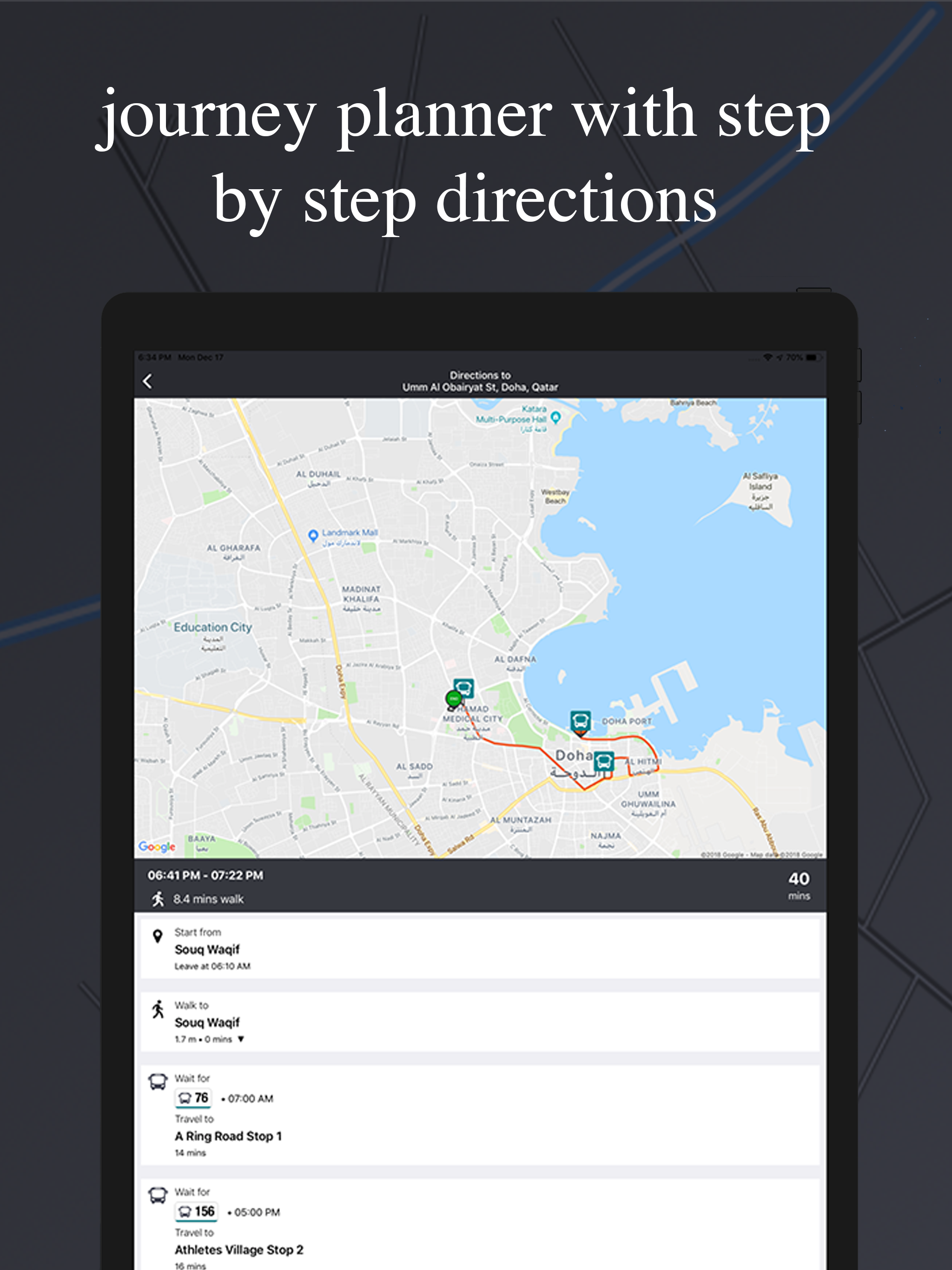Qatar Transit - Bus & Metro screenshot 11