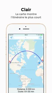 distance de vol calculateur iPhone Captures Décran 2