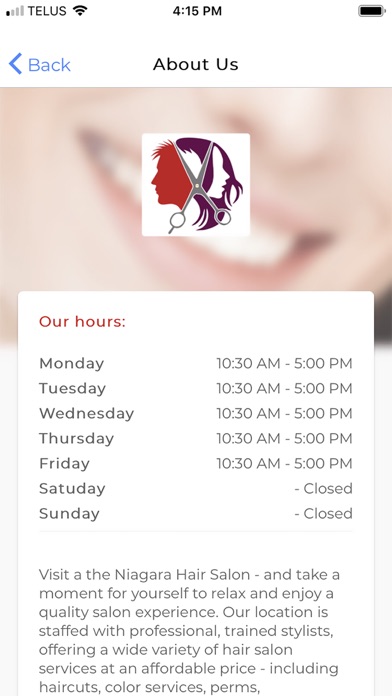 Hair Salon Appointment Booking screenshot 2