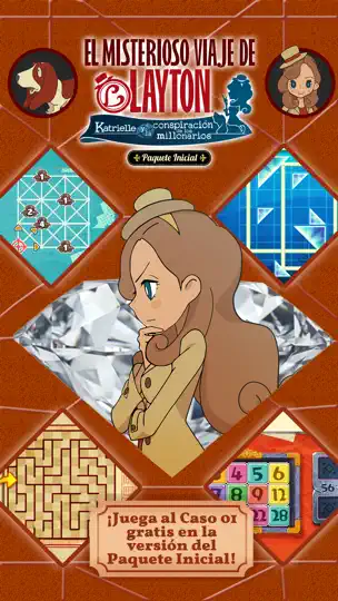 Captura de pantalla de EL MISTERIOSO VIAJE DE LAYTON en iPhone 1