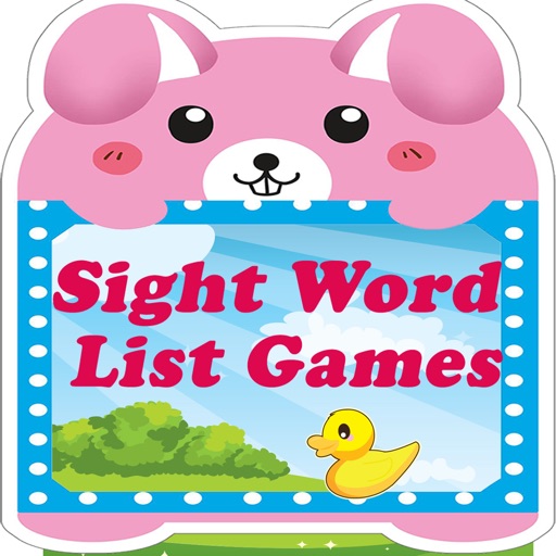 Reading Sight Word List Games iOS App