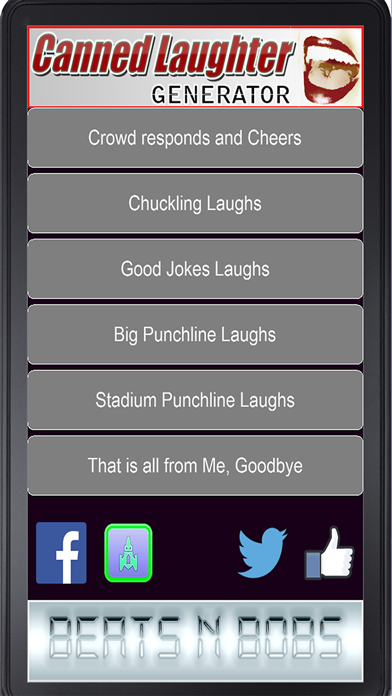 Screenshot #2 pour Canned Laughter Generator Pro