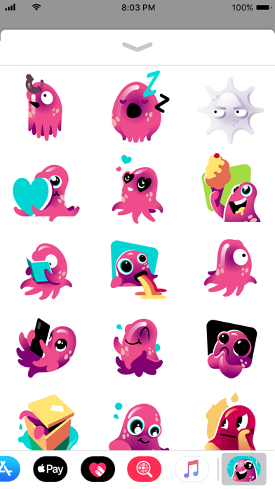 Stickers the Animated Squid screenshot 2