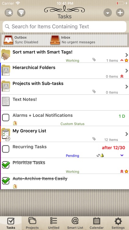 Alloy Tasks and To Do
