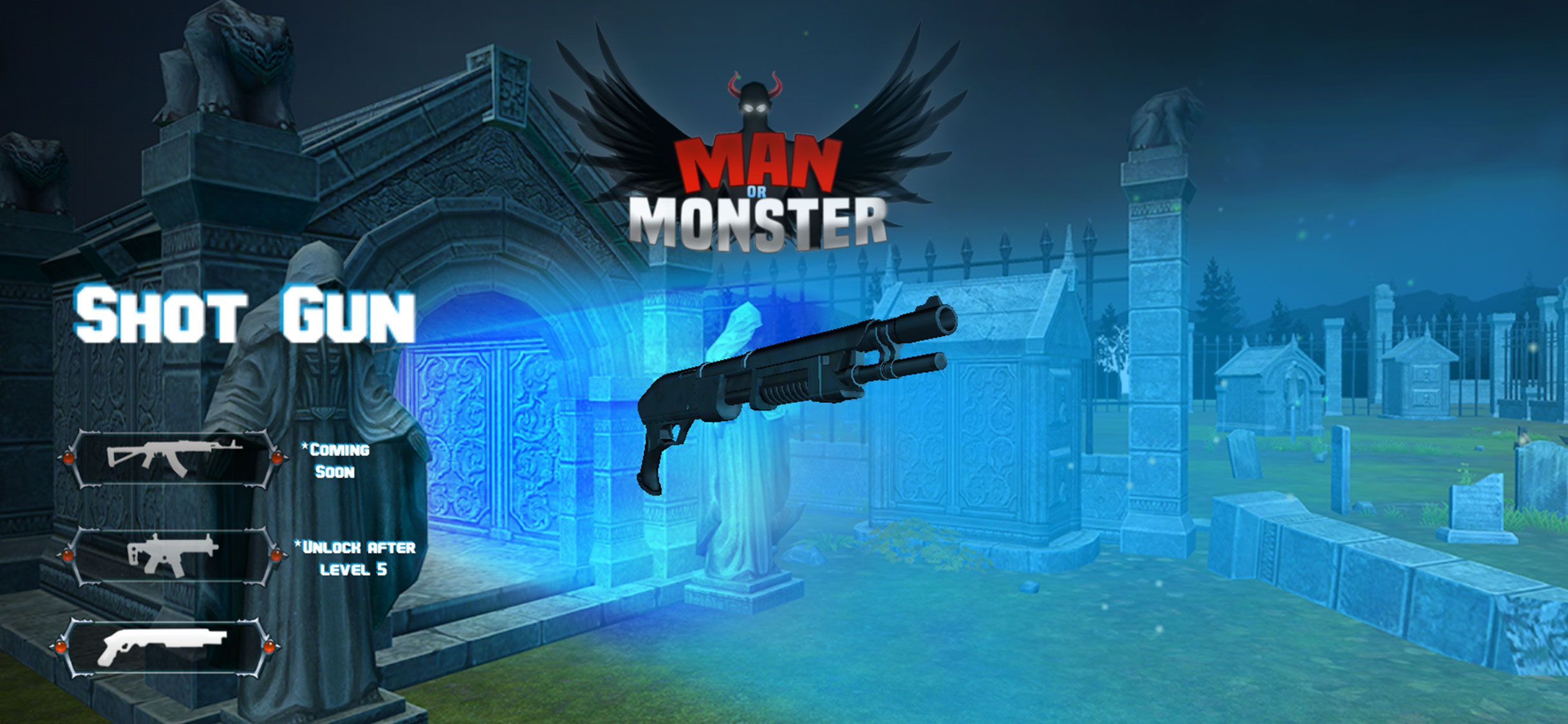 Man OR Monster-Aliens Shooting screenshot 4