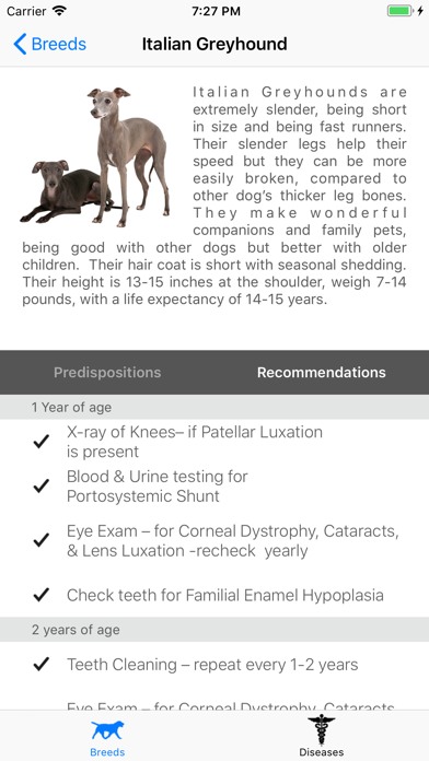 Breed Health for Dogs Screenshot