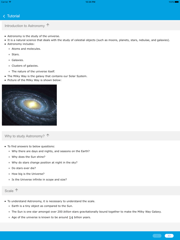 Learn Astronomy iPad screenshot 4 - Education app