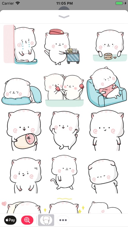 Exotic Cat Cute Stickers