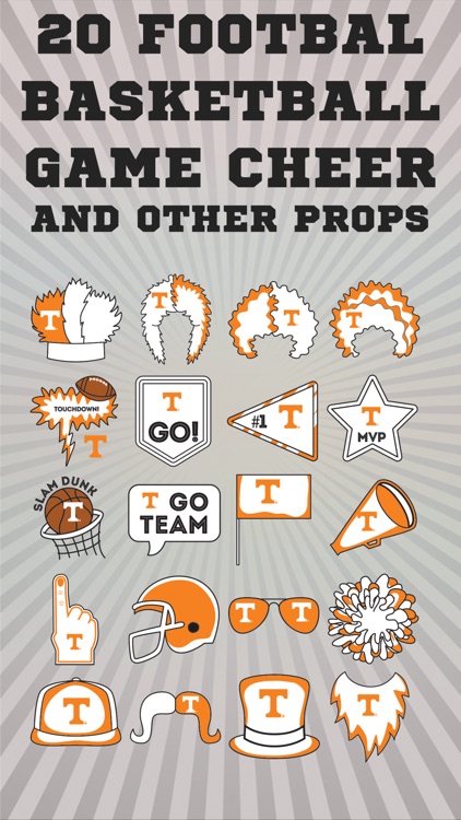 Tennessee Volunteers Selfie Stickers