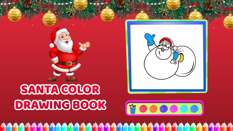 Christmas Santa Coloring Book screenshot-3