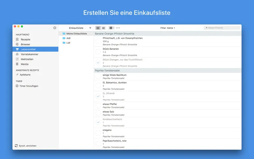 Screenshot von Paprika Recipe Manager 3 auf dem iPhone 3