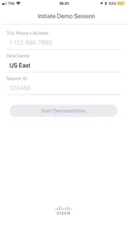 cisco dcloud contact center iphone screenshot 2