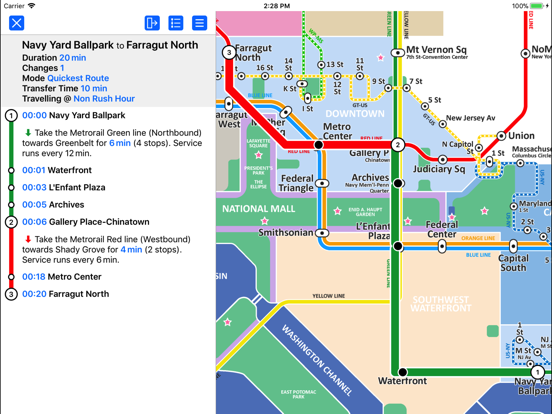 Screenshot #5 pour Washington Metro by Zuti