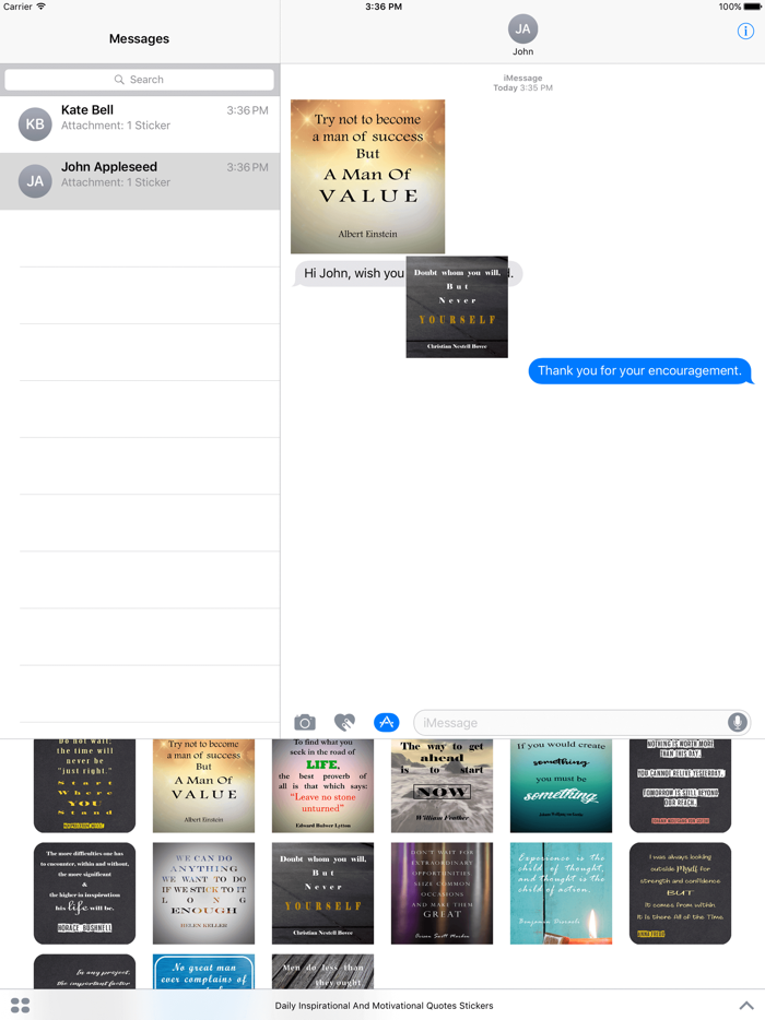 Daily Inspirational  Motivational Quotes Stickers