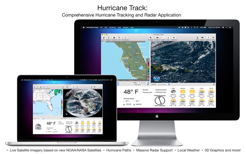 hurricane track - noaa doppler iphone screenshot 1