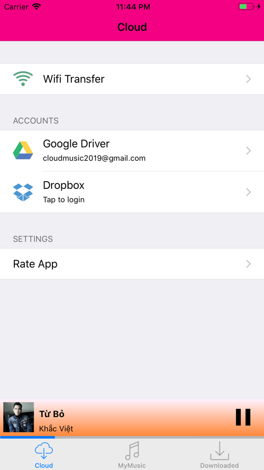 #5. Cloud Music Tube Player (iOS) Által: Nguyen Hieu