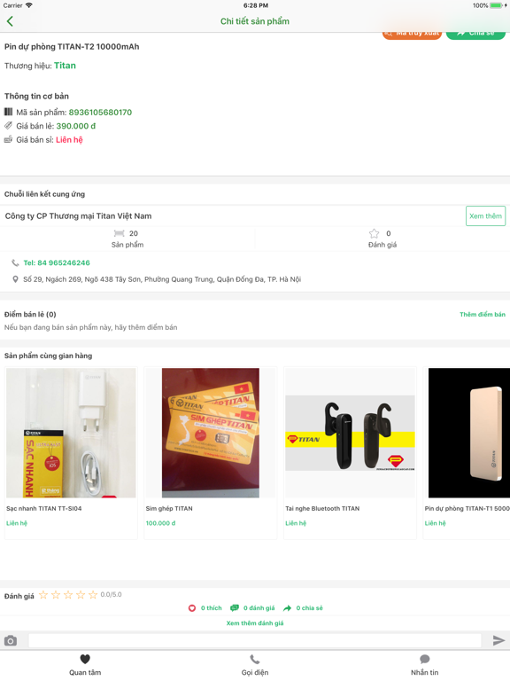 iCheck Expo - Chợ sỉ online iPad screenshot