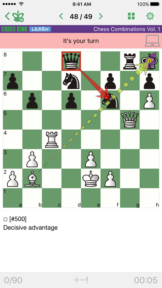 #1. Chess Combinations Vol. 1 (iOS) 由: Chess King