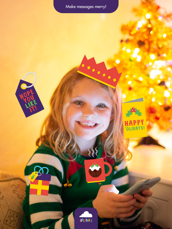 Ibbleobble Christmas Stickers iPad screenshot 5 - Photo & Video app