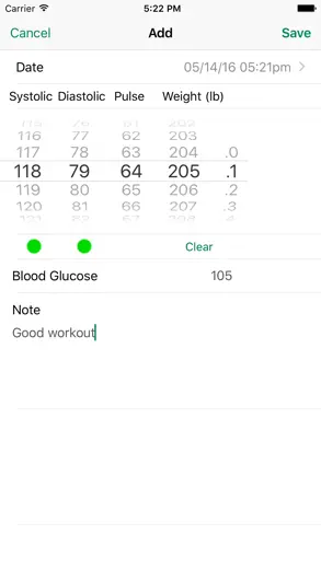 iBP Blood Pressure : capture d’écran 5 sur 5