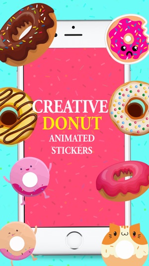 Animated Hipster Donut Stickers(圖3)-速報App