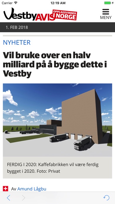 Vestby Avis screenshot 3