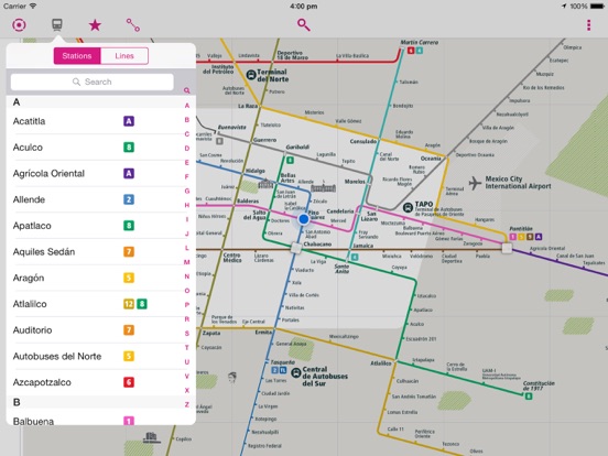 メキシコ市路線図 Liteのおすすめ画像4