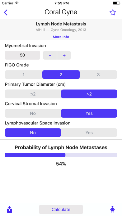 CORAL Gyne Nomogram Calculatorのおすすめ画像4