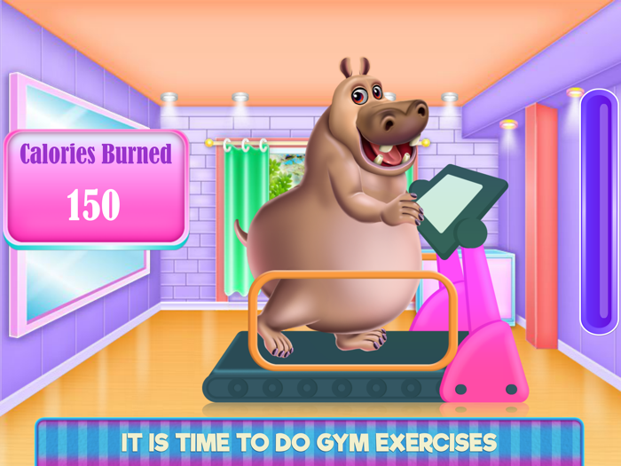 Gym Time with Hippo