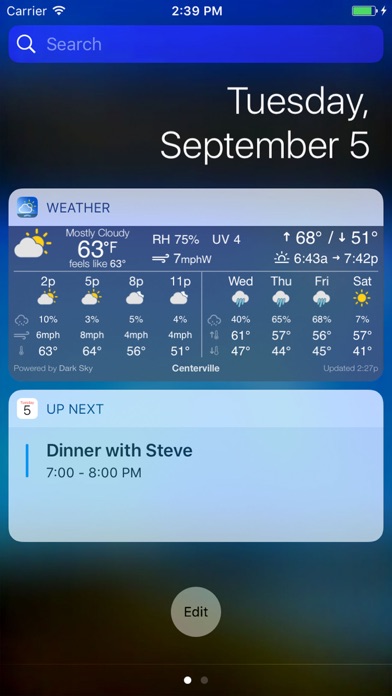 Simple Weather Widget Screenshot