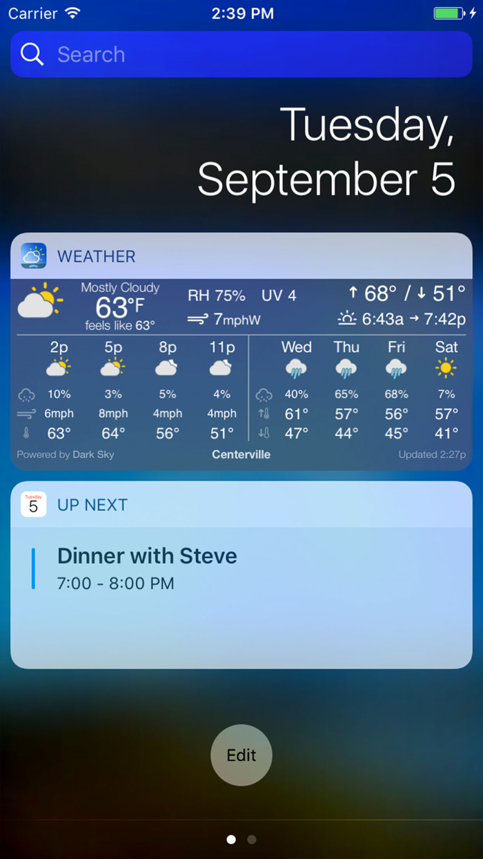 Simple Weather Widget
