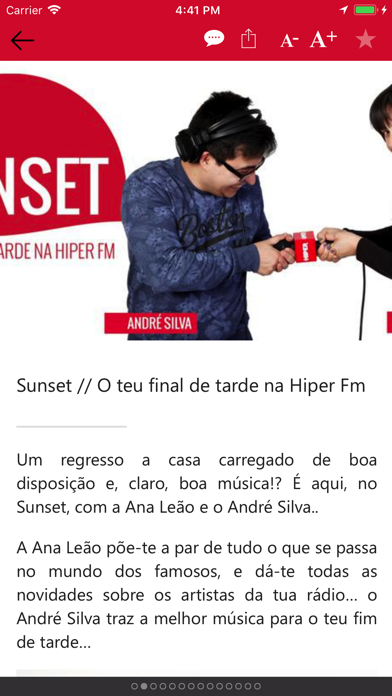 Hiper Fm iPhone screenshot 3 - Music app