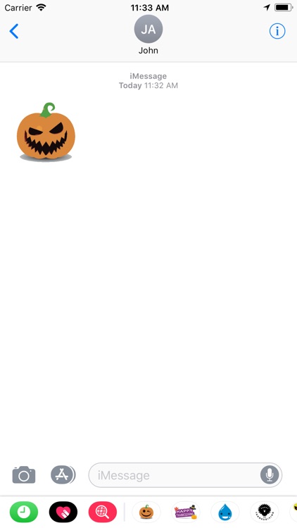 Pumpkin emoji for halloween screenshot-4