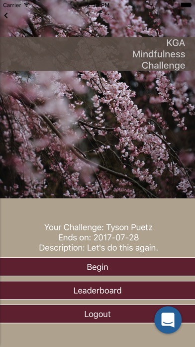 KGA's MyMindfulness Challenge screenshot 4