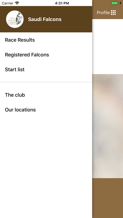 Saudi Falcons Club Screenshot