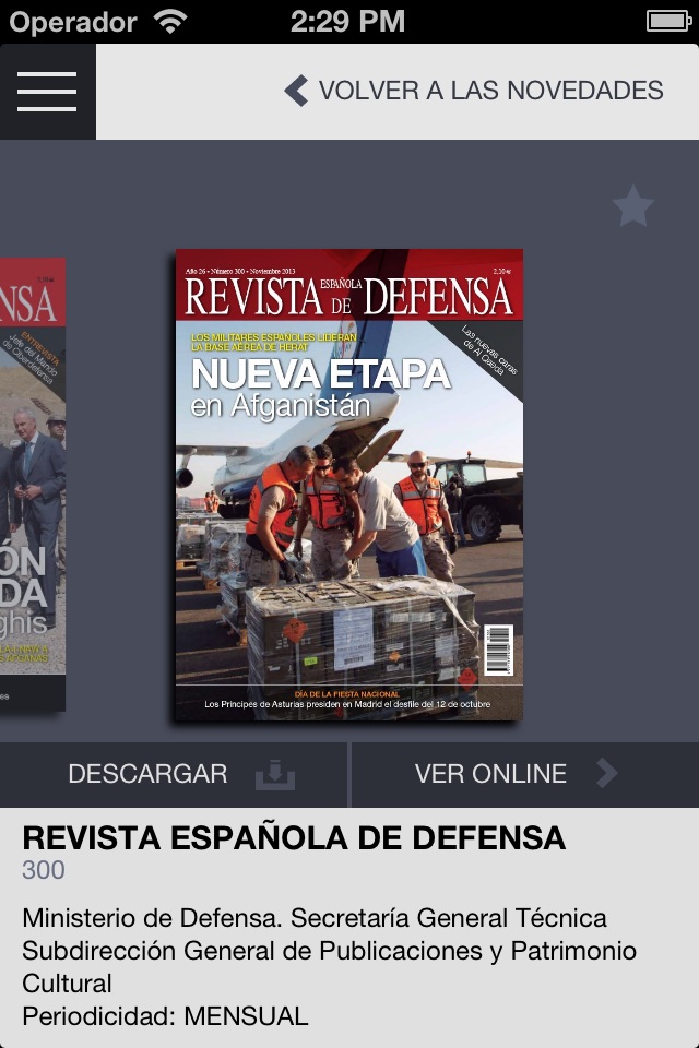 Revistas de Defensa screenshot 4