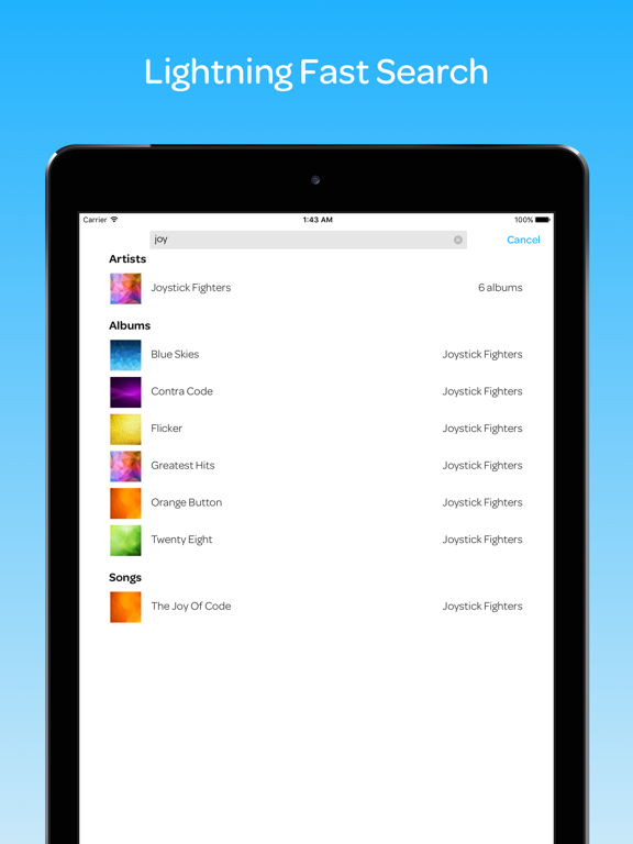Screenshot #5 pour Glider Music Player