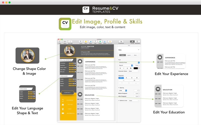 How to cancel & delete resume & cv templates by ca 2