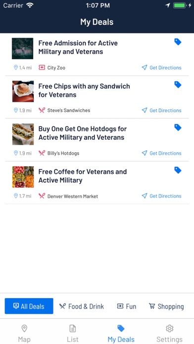 Deal Patrol Military Discounts screenshot 3