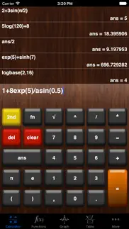 my graphing calculator lite iPhone Captures Décran 1