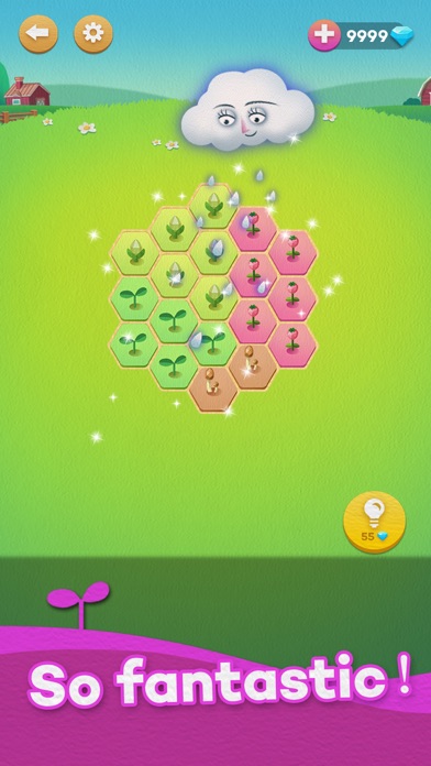 Screenshot #2 pour Hexa Farm :Simple Block Puzzle