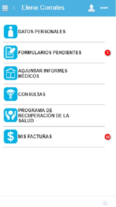 E. Corrales Nutrición y Salud screenshot 2