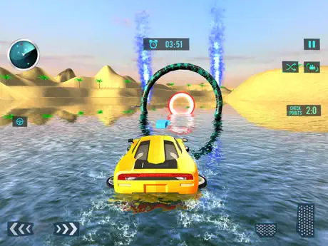 Water Surfing – Car Driving and Beach Surfing 3D