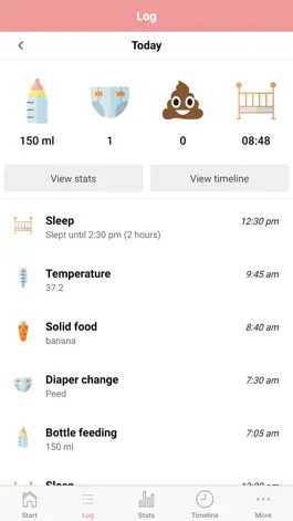 Game screenshot Baby Activity Tracker apk