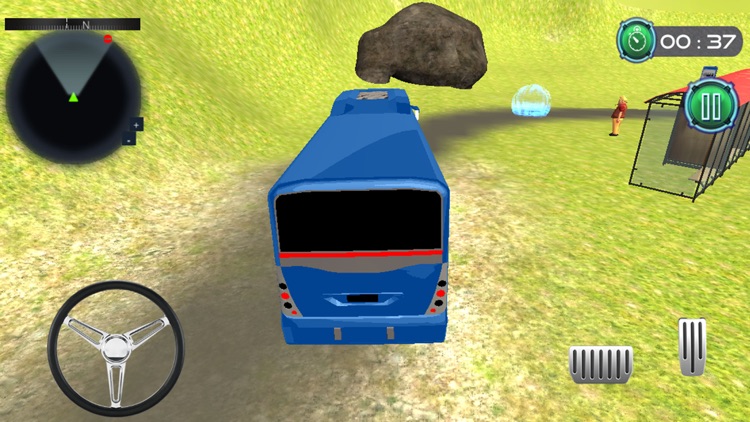 Coach Bus Offroad Hill Drive screenshot-3