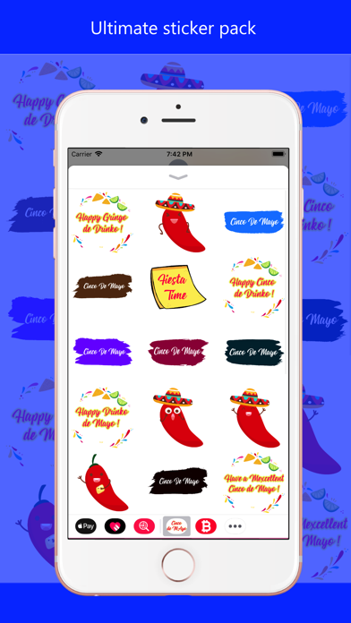 Cinco De Mayo Spicy Stickers screenshot 3