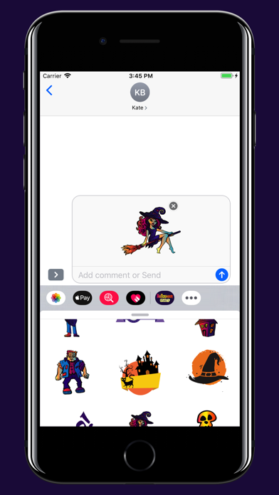 Halloween stickers and emoji screenshot 3