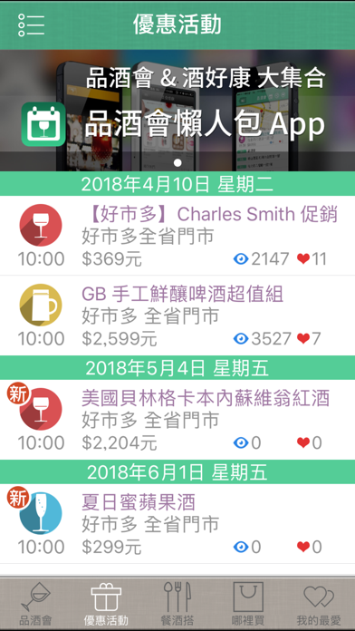 Screenshot #3 pour 品酒會懶人包